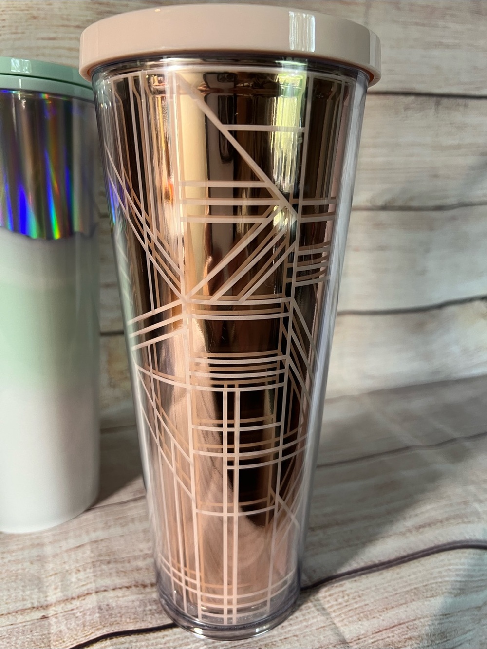 2 Starbucks Cups Tumblers iced coffee Venti 24oz. - Picture 8 of 11